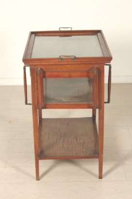 mesa de centro, vitrina, 900, hecho en Italia, cereza, #bottega, #liberty, #dimanoinmano