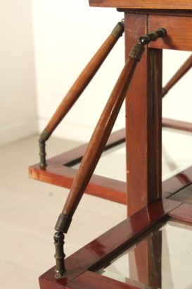 mesa de centro, vitrina, 900, hecho en Italia, cereza, #bottega, #liberty, #dimanoinmano