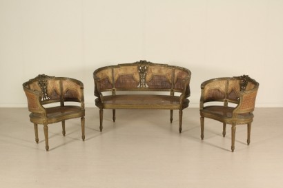 Paar Sessel und sofa