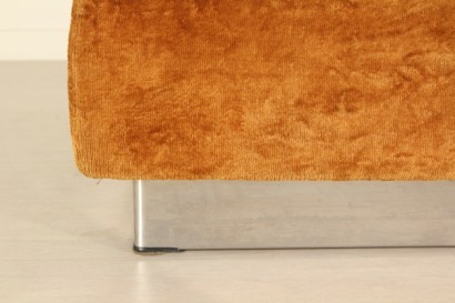 sofa, 70s, velvet, metal, #modern, # sofas, # {* $ 0 $ *}