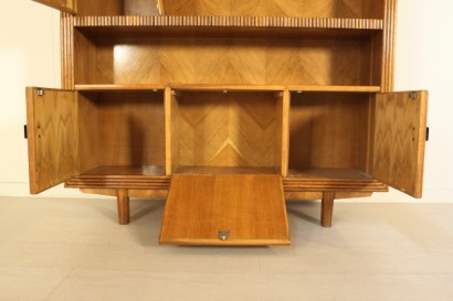 Bibliothek, 50 Jahre, hergestellt in Italien, Eiche, #modernariato, #mobilio, #dimanoinmano