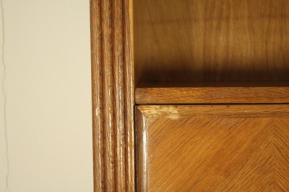 Bibliothek, 50 Jahre, hergestellt in Italien, Eiche, #modernariato, #mobilio, #dimanoinmano