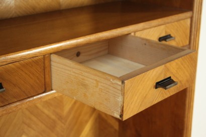 Bibliothek, 50 Jahre, hergestellt in Italien, Eiche, #modernariato, #mobilio, #dimanoinmano