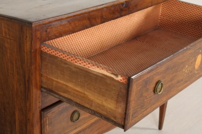 Kommode, Nussbaum, Directoire, 700, 800, Frankreich, #antiquariato, #cassettoni, #comò, #dimanoinmano