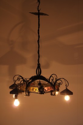 Schmiedeeiserne Leuchter