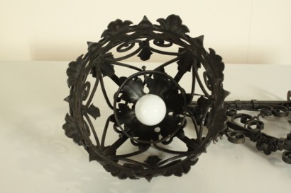 Lampadario ferro battuto