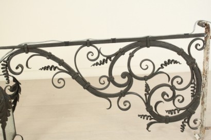 Lampadario ferro battuto