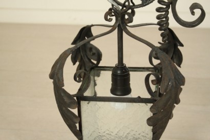 Lampadario ferro battuto