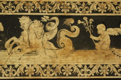 Stuckmarmor top, Barock, 600, Emilia, Rohrglanzgras, #antiquariato, #altrimobili, #dimanoinmano