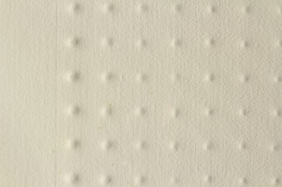 zeitgenössische Kunst, Enrico Castellani, Grafik, Grafiken von Castellani, Vorsprünge, Vorsprünge auf Papier, Vorsprünge der Castellani, Multiples, ein Vielfaches von castellani