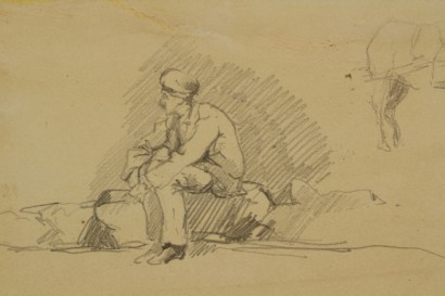 lápiz de arte Giuseppe De Nittis, del siglo XIX por Giuseppe De Nittis, #dimanoinmano #arte, #arteottocento, #matitaDeNittisGiuseppe, #DeNittisGiuseppe