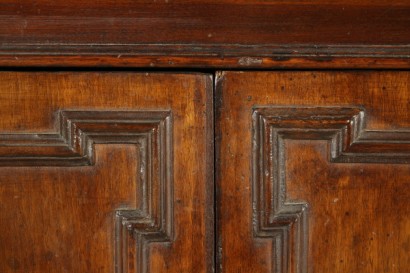 Bahut, noyer, 1900, faite en Italie, #antiquariato, #credenze, #dimanoinmano