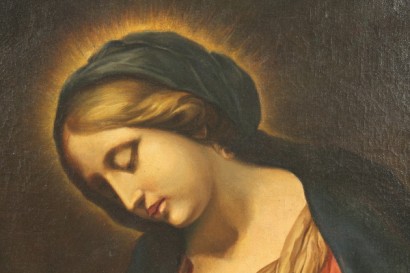 siglo XX arte, 900, 1930, años 30 del siglo XX, Cesare Cantoni, madonna y el niño, Carlo Dolci, aceite pinturas, Virgen María, Jesús, María, #arte, #novecento, #dimanoinmano