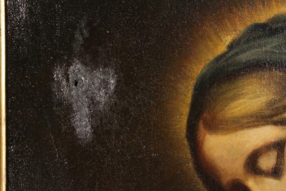 siglo XX arte, 900, 1930, años 30 del siglo XX, Cesare Cantoni, madonna y el niño, Carlo Dolci, aceite pinturas, Virgen María, Jesús, María, #arte, #novecento, #dimanoinmano