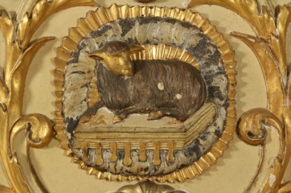 antigüedades, muebles, #antiquariato, #altrimobili, #dimanoinmano, dorado, Panel lacado Panel, tallado, dorado, Bajorrelieve, 800, Italia, hecho en Italia