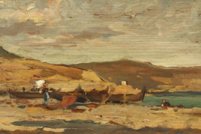 Playa con las figuras de Charles Follini