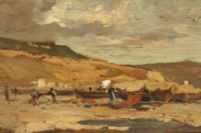 Playa con las figuras de Charles Follini