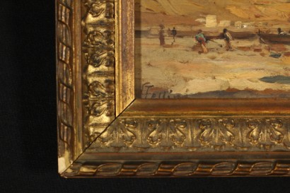 Playa con las figuras de Charles Follini