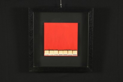 arte contemporanea, bernard aubertin, fiammiferi, fiammiferi bruciati, combustioni