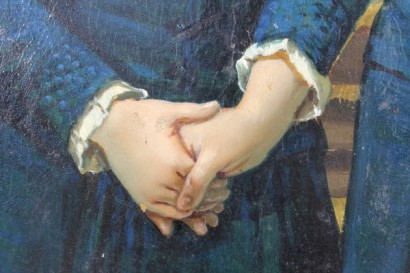 Ritratto di gruppo_25341 pittura ottocento, arte ottocento, dipinti ad olio ottocenteschi, arte 800, ritratti ad olio, ritratti ottocenteschi, ritratti ad olio ottocenteschi