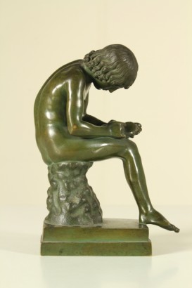 antiques, bronzes, antique bronze, Lo Spinario, mid-20th century, #antiques, #bronzi, #bronzoantico, #lospinario, # meta900
