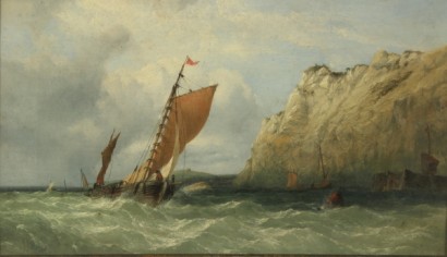 Marina con barche di pescatori