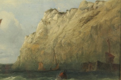 Marina con barche di pescatori