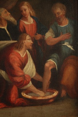 El lavado de los pies