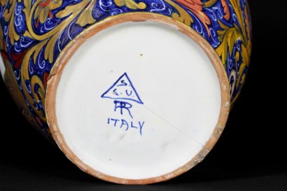 antiquariato, antichita, porcellana, porcellana antica, vaso in porcellana, vaso in porcellana con grottesce, manifattura Rubboli, Gualdo Tadino #dimanoinmano, #antiquariato, #antichita, #porcellana, #porcellanaantica, #vasoinporcellana, #vasoinporcellanacongrottesche
