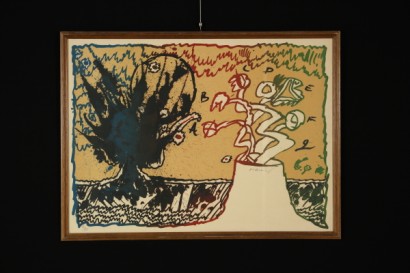Litografia di Pierre Alechinsky