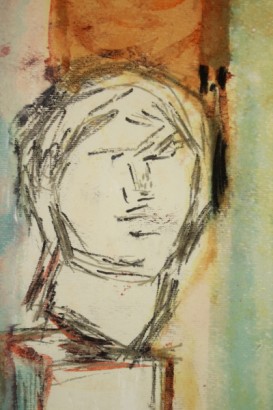 arte, arte, arte del siglo XX, al Temple 900 de Achille Funi, Achille Funi, en el estudio de Achille Funi, #dimanoinmano #arte, #artenovecento, #temperadiAchilleFuni, #AchilleFuni, #InternodiStudiodiAchilleFuni