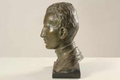 Napoleón Guizzon, retrato masculino_26965 antigüedades, bronces, retrato masculino, Napoleón guizzon, autor de 1984, firmado