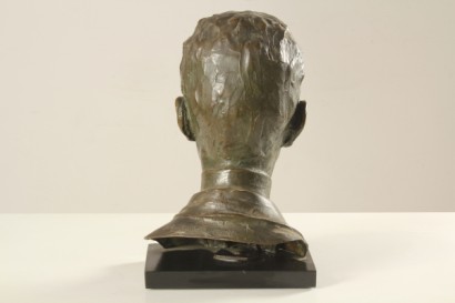 Napoleón Guizzon, retrato masculino_26966 antigüedades, bronces, retrato masculino, Napoleón guizzon, autor de 1984, firmado