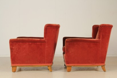 Par de sillones 40 años_26978 muebles retro, sillones, par de sillones, producción italiana de 40 años, 40 años
