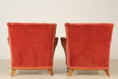 Par de sillones 40 años_26979 muebles retro, sillones, par de sillones, producción italiana de 40 años, 40 años