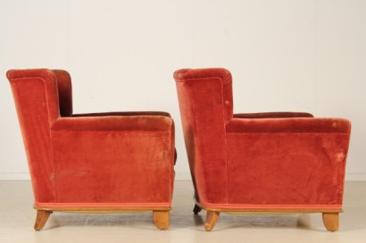 Par de sillones 40 años_26980 muebles retro, sillones, par de sillones, producción italiana de 40 años, 40 años
