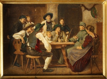 Il racconto del soldato di Franz Von Defregger
