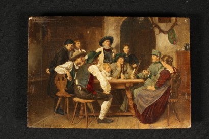 Il racconto del soldato di Franz Von Defregger