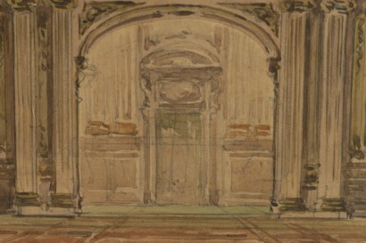 Fratelli Ponsetti, bozzetto per scenografia