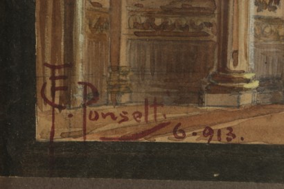 Fratelli Ponsetti, bozzetto per scenografia