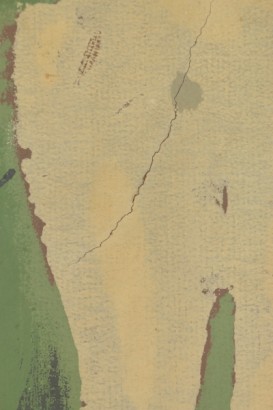 Detail rift at the heart of the Pablo Picasso painting