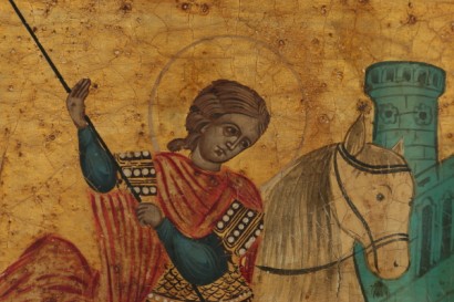 Particolare San Giorgio e il drago