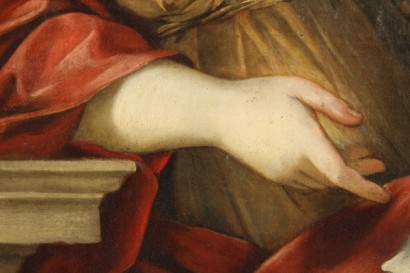 Detalle de Santa Cecilia di Giovanni Francesco Romanelli