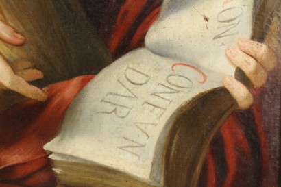 Detalle de Santa Cecilia di Giovanni Francesco Romanelli