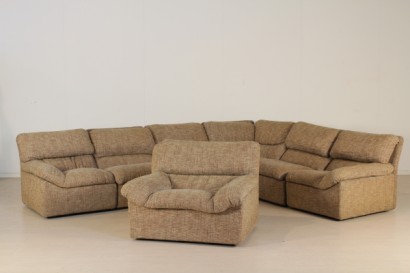 moderne Antiquitäten, Sofas, Ecksofa und Sessel, flexform italienische Sofaproduktion, flexform italienische Produktion Sessel, 70er / 80er Sofa, 70er / 80er Sessel