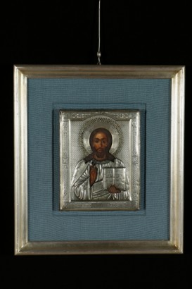 Cristo Pantocrátor, icono Ruso