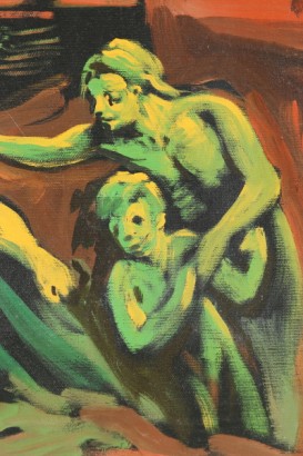 Detalle Rodolfo Zito (1924-1995), maternidad.1989
