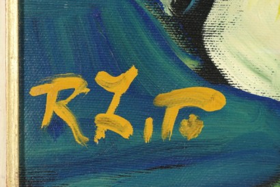 Particular firma Rodolfo Zito (1924-1995), maternidad.1989