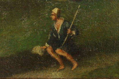 Particulier peinture dépeint