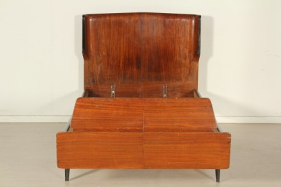 modernism, complete furnishings, full room, closet, furniture, bed, bedside tables, bedroom, room 50/60 years manufacturing
